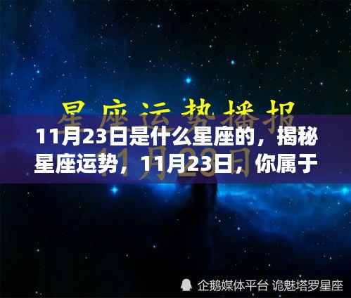 揭秘11月23日的星座运势与特征,你的星座属性是什么?