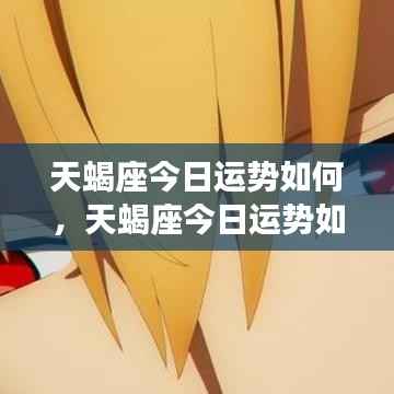 揭秘天蝎座今日运势,星象奥秘下的独特魅力展现