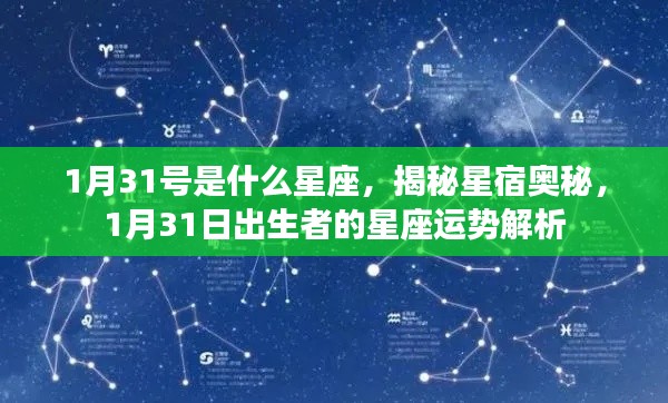 揭秘星宿奥秘,1月31日出生者的星座运势解析及星座特点探索