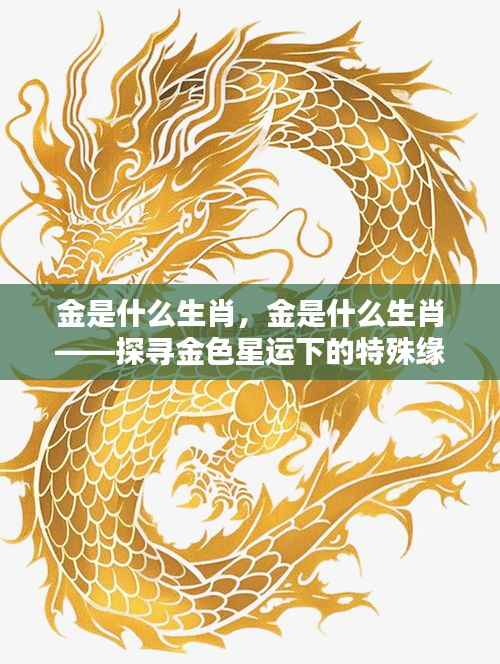 金色星运下的生肖奇缘,探寻金与特殊缘分的神秘联系