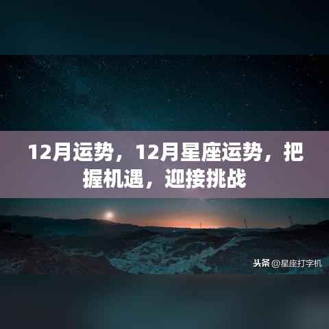 把握机遇,迎接挑战,揭秘十二月星座运势详解