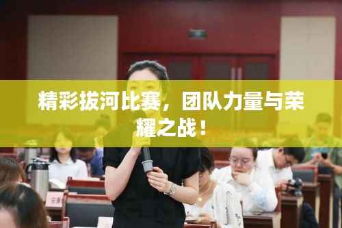 精彩拔河比赛,团队力量与荣耀之战!