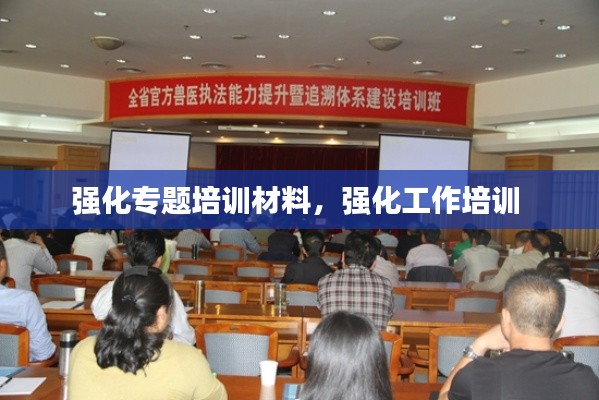 强化专题培训材料,强化工作培训