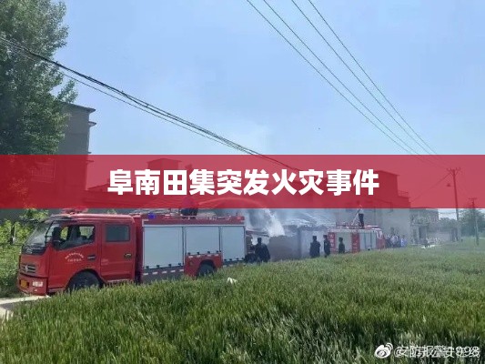 阜南田集突发火灾事件