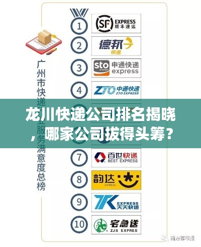龙川快递公司排名揭晓,哪家公司拔得头筹?