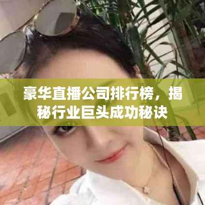 豪华直播公司排行榜,揭秘行业巨头成功秘诀